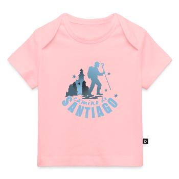 Jakobsweg, Jakobsweg - Baby Premium Organic T-Shirt - Rosa - Vorne