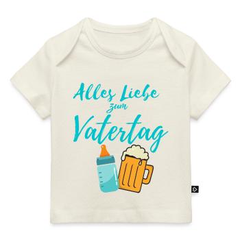 Baby Vatertag 18 - Baby Premium Organic T-Shirt - Naturweiß - Vorne