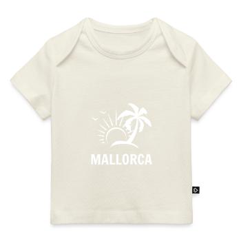 t shirt mallorca palmen mallorca spanien palma - Baby Premium Organic T-Shirt - Naturweiß - Vorne