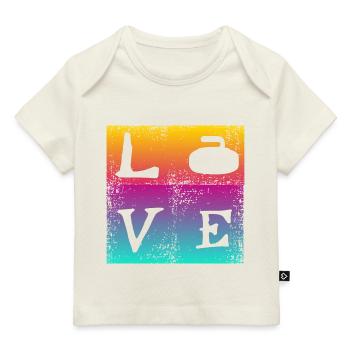 Liebe Curling - Baby Premium Organic T-Shirt - Naturweiß - Vorne