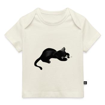 Katze - Baby Premium Organic T-Shirt - Naturweiß - Vorne