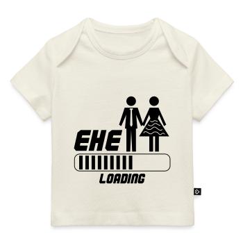 ehe loading 1 - Baby Premium Organic T-Shirt - Naturweiß - Vorne