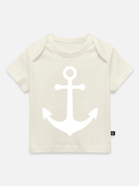 Anker Seemann - Baby Premium Organic T-Shirt - Naturweiß