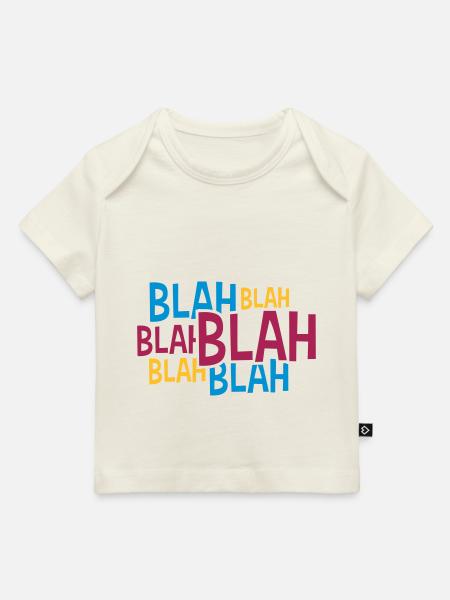 Comic Blah Bunt - Baby Premium Organic T-Shirt - Naturweiß