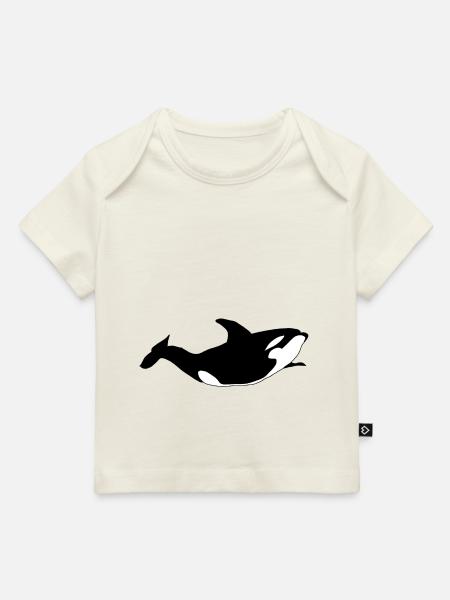Schwertwal - Baby Premium Organic T-Shirt - Naturweiß