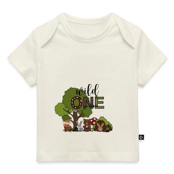 Wild one - Baby Premium Organic T-Shirt - Naturweiß - Vorne