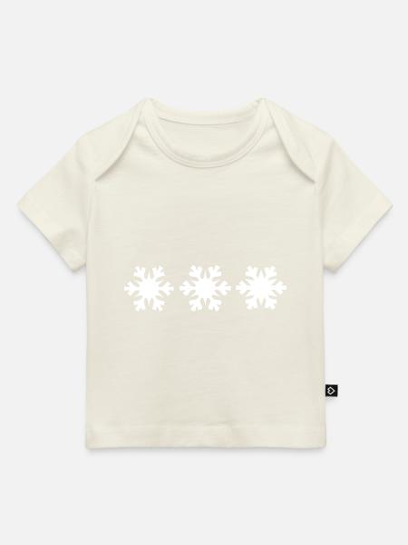 Schnee - Baby Premium Organic T-Shirt - Naturweiß