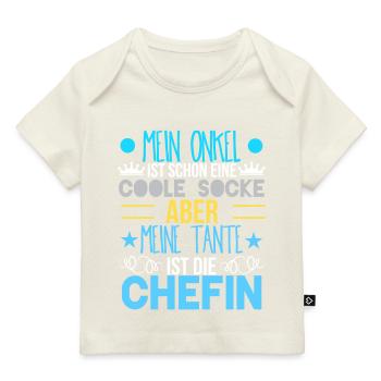 Onkel und Tante - Onkel und Tante Baby - Baby Premium Organic T-Shirt - Naturweiß - Vorne