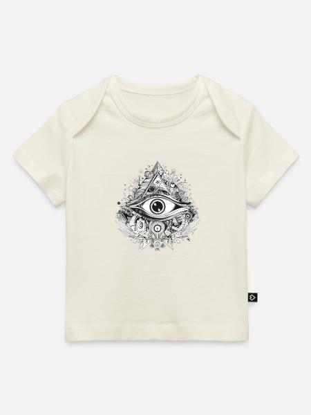 Mystisches Auge - Baby Premium Organic T-Shirt - Naturweiß
