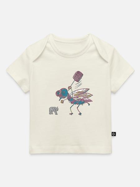 Mücke - Baby Premium Organic T-Shirt - Naturweiß