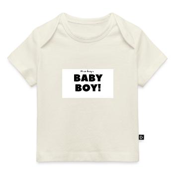 Kinder - Baby Premium Organic T-Shirt - Naturweiß - Vorne
