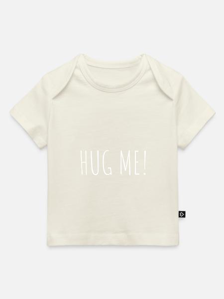 HUG ME! - Baby Premium Organic T-Shirt - Naturweiß