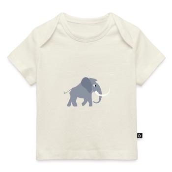 Elefant - elephant - Baby Premium Organic T-Shirt - Naturweiß - Vorne