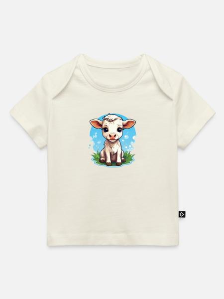 Kälbchen - Baby Premium Organic T-Shirt - Naturweiß