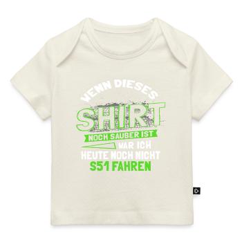 S51 Simson Fahrer Geschenk DDR Moped Sprüche - Baby Premium Organic T-Shirt - Naturweiß - Vorne