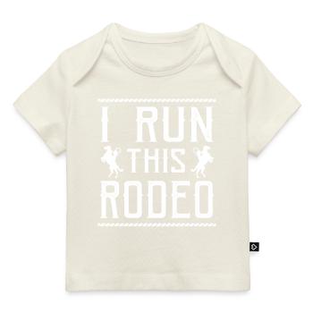 Rodeo, Westliches Reiten - Baby Premium Organic T-Shirt - Naturweiß - Vorne