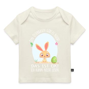 Für Kind - Osterhase, Ostern, Eiersuchen, Lustig - Baby Premium Organic T-Shirt - Naturweiß - Vorne