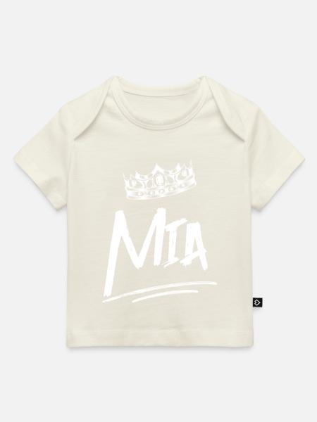 Mia - Baby Premium Organic T-Shirt - Naturweiß