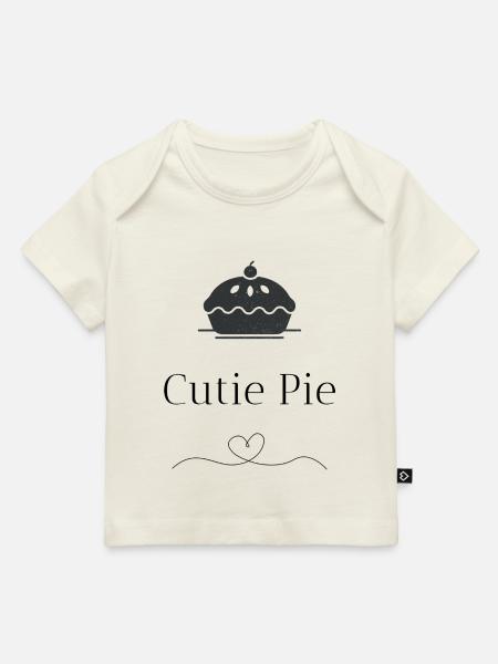 Cutie Pie - Baby Premium Organic T-Shirt - Naturweiß