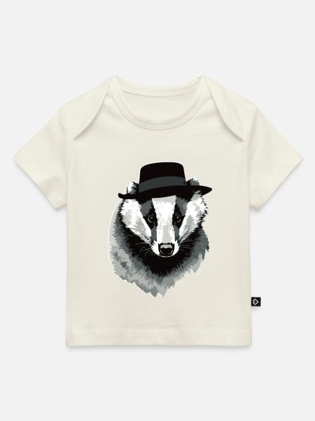 Dachs - Baby Premium Organic T-Shirt - Naturweiß