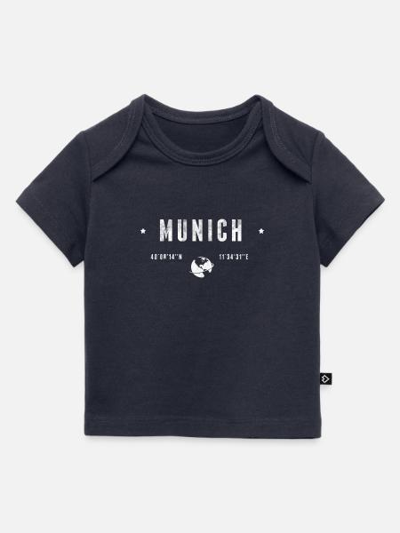 Munich - Baby Premium Organic T-Shirt - Navy