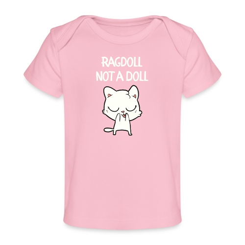 entzückende Ragdoll-Katze - Baby Bio-T-Shirt