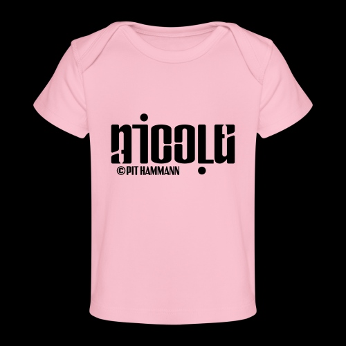 Ambigramm Nicole 01 Pit Hammann - Baby Bio-T-Shirt