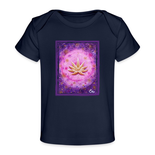 Goldener Lotus - Sonja Ariel von Staden - Baby Bio-T-Shirt