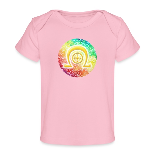 Regenbogen-Dimensionssymbol Heilung - Sonja Ariel - Baby Bio-T-Shirt
