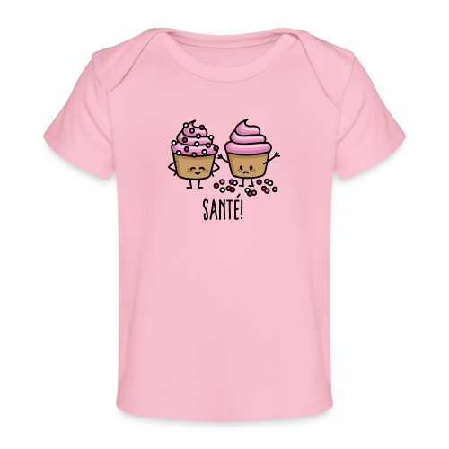 Santé éternuement cupcakes saupoudres cupcake - T-shirt bio Bébé