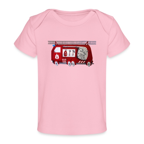 brandweerauto - Baby bio-T-shirt