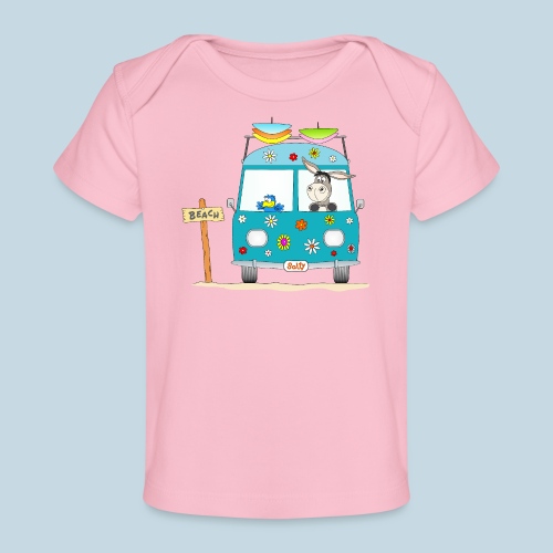 Autobus surferski Wave Rider - Ekologiczna koszulka dla niemowląt