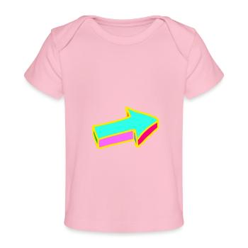 Arrow - Baby Premium Organic T-shirt - light pink - Front
