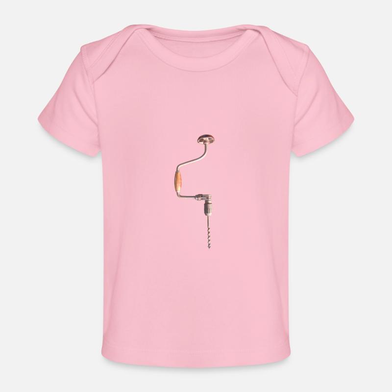 perceuse - T-shirt Premium bébé bio - rose clair