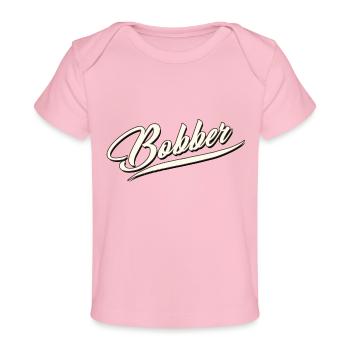 bobber chopper biker autocollant de croisière autocollant - T-shirt Premium bébé bio - rose clair - Devant