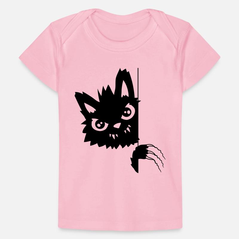 Scratching Chat Maléfique T-shirt Premium bébé bio