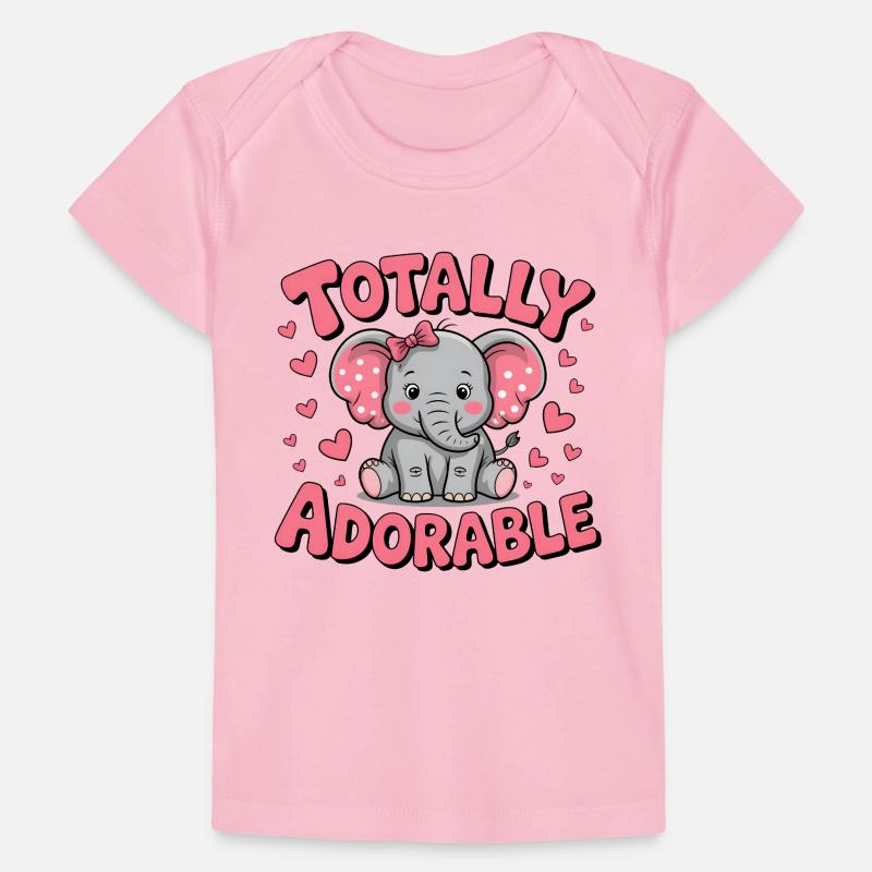 Helt yndig lille elefant heldragt Premium baby t-shirt økologisk