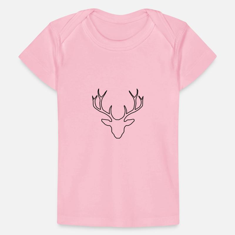 Deer antlers transparent Baby Premium Organic T-shirt