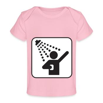 have a shower - Baby Premium Organic T-shirt - light pink - Front
