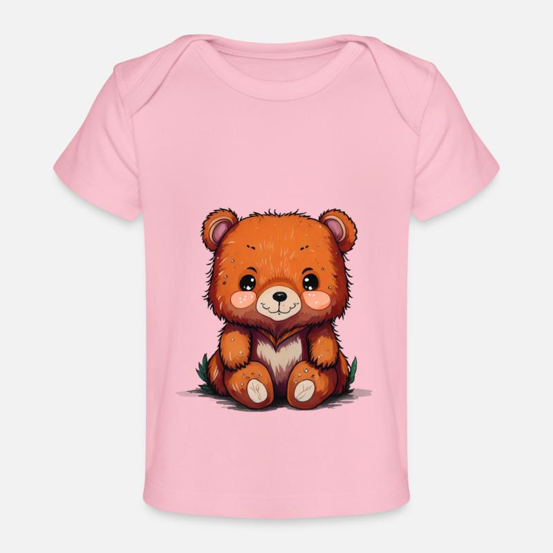 Petite Ourse - T-shirt Premium bébé bio - rose clair