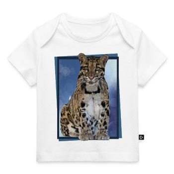 Clouded leopard - Baby Premium Organic T-shirt - light pink - Front