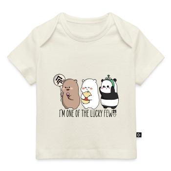 The Lucky Few Symbol for Trisomy 21 Down Syndrome - Baby Premium Organic T-shirt - light pink - Front