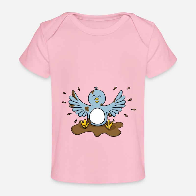 rustre litière - T-shirt Premium bébé bio - rose clair