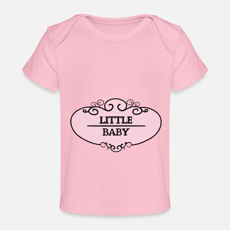 Petit bébé noir et rose - T-shirt Premium bébé bio - rose clair