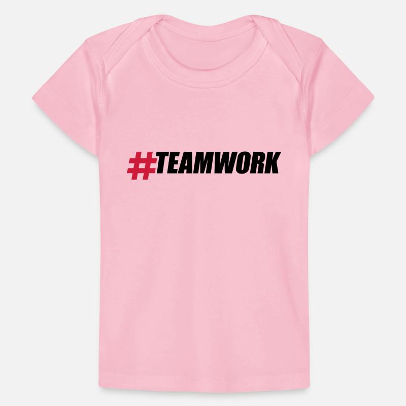 Hashtag Teamwork Logo Design Crew Friends Group B Baby Premium Organic T-shirt