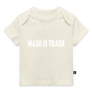 LA PURÉE, C’EST DE LA POUBELLE - T-shirt Premium bébé bio - marine foncé - Devant