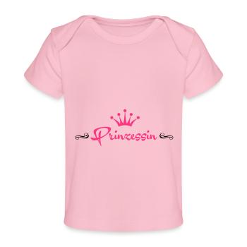 Prinzessin - German (Princess) - T-shirt Premium bébé bio - rose clair - Devant