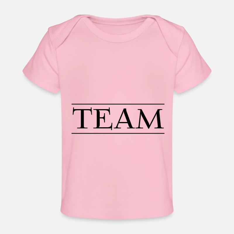 équipe - T-shirt Premium bébé bio - rose clair