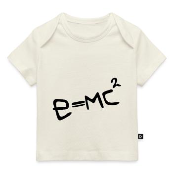 E=mc² Formel Äquivalenz von Masse und Energie - Baby Premium Organic T-Shirt - Hellrosa - Vorne