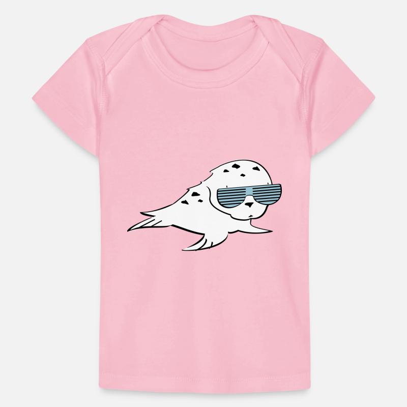 Robbe mit Shutter Shades Baby Premium Organic T-Shirt